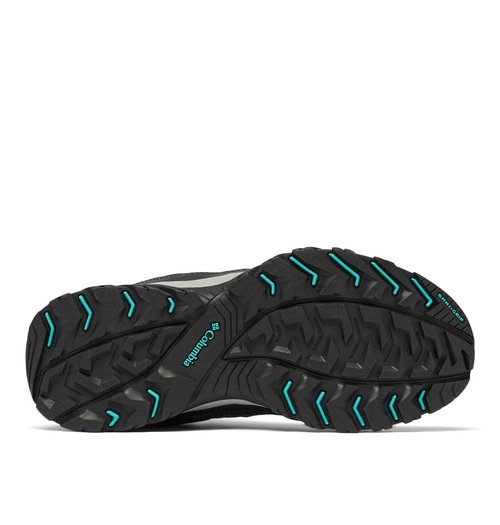 Columbia Women's Granite Trail Mid Waterproof, Titanium Grey Steel/Bright Aqua, 8