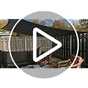 AsterOutdoor Sun Shade Sail Rectangle 10' x 13' UV Block Canopy for Patio Backyard Lawn Garden Outdoor Activities, Graphite