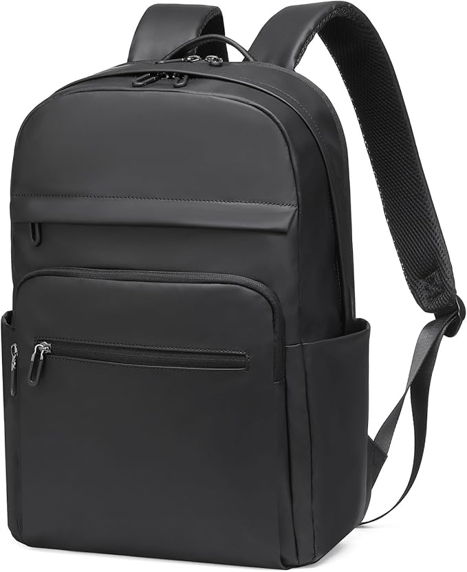 SUIKIHUM Black Backpack for Men, Laptop Backpack for Work, Anti-Theft Travel Carry On, 16 Inch Computer Bag, Water Resista...
