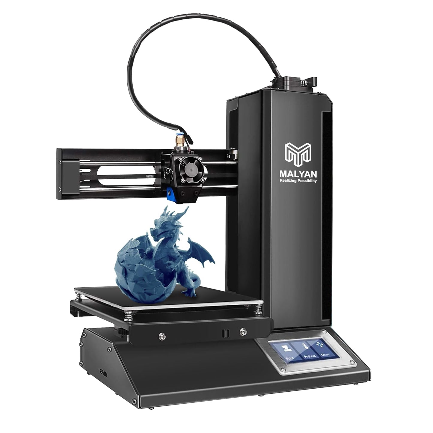 MALYAN M320 FDM Mini 3D Printer,Fully Assembled 3D Printers Easy for Beginners and Kids, High Printing Accuracy, Printing Size 150 * 150 * 150 mm