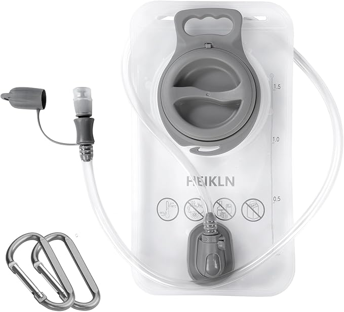 HEIKLN Hydration Bladder 1.5L-2L-3L,Leak Proof Water Reservoir, BPA Free Military Water Storage Bladder Bag Hydration Pack...