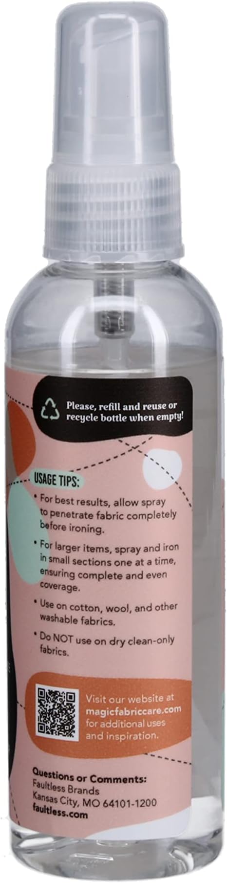 Magic Premium Quilting & Crafting Spray – Fabric Spray for Cutting, Creasing, & Sewing – Best Press Spray Starch for Quilting to Flatten Seams & Wrinkles – Wrinkle Spray - Premium Quilting & Crafting