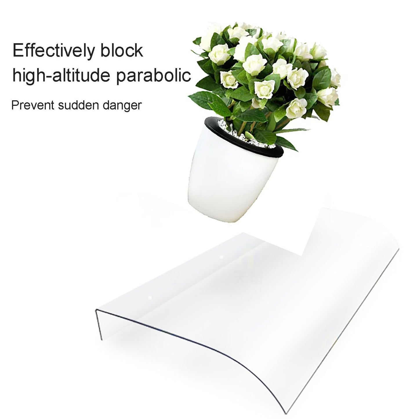 Patio Awnings, Window Awning, Door Canopy, Modern Polycarbonate Cover, UV Rain Snow Sunlight Protection, Durable & Weather-Resistant Awnings, for Outdoor Front Door-40x50cm/16x20in