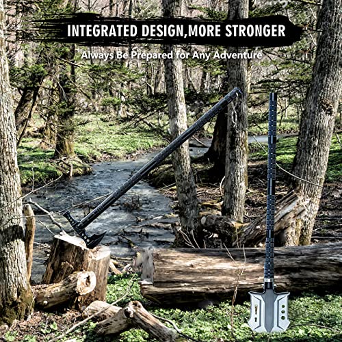 Camping Shovel Axe Outdoor Survival Shovel Set with High Carbon Steel Camping Gear for Men Outdoor Caming Hiking Backpacki...