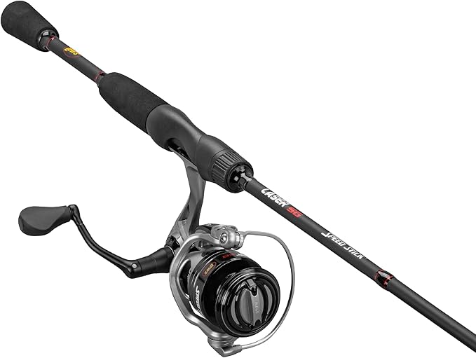 Lew's Laser LSG Speed Spin Spinning Reel and Fishing Rod Combo, IM6 Graphite Blank Fishing Rod, Right or Left-Hand Retriev...
