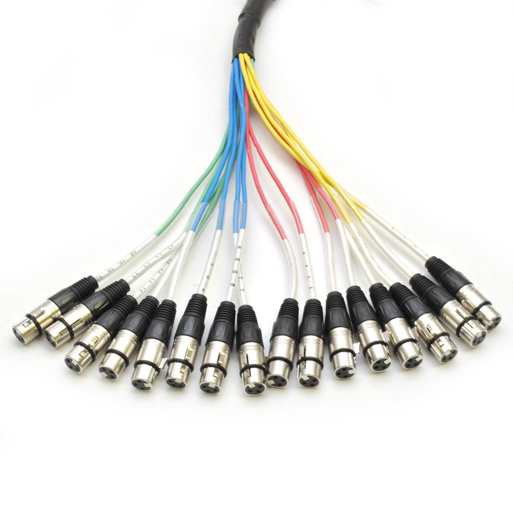 Seismic Audio - Saxt-16X10F - 16 Channel 10 Xlr Female To 1/4 Trs Snake Cable