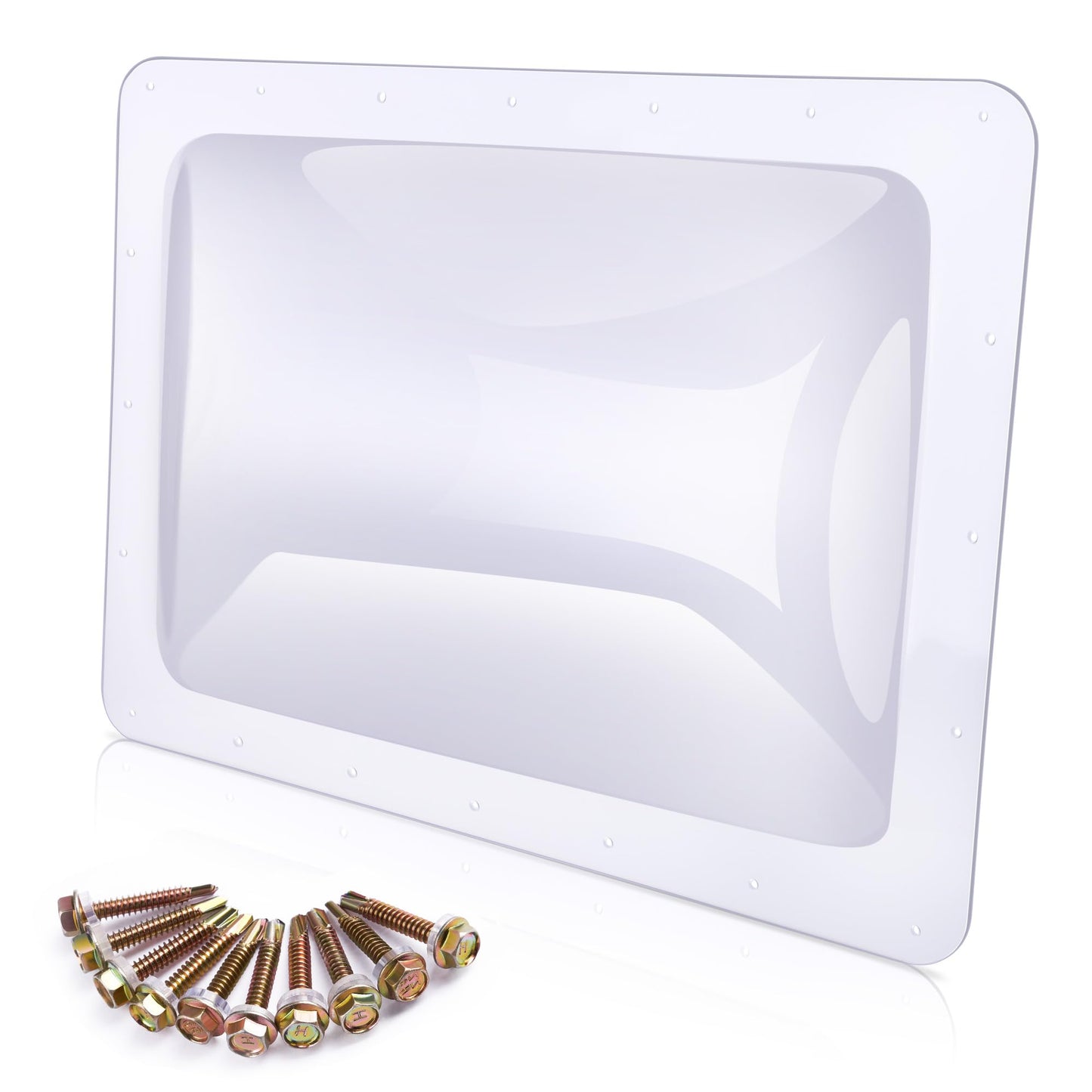 Meonum RV Skylight Replacement Kit - 18x26 Clear Outer Dome Fits 14x22 Openings, Compatible with SL1422S Camper Shower Skylight