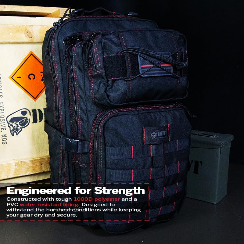 DDT Death Dealer Tactical Venom 48 Hour Assault Backpack, Color Bloodline