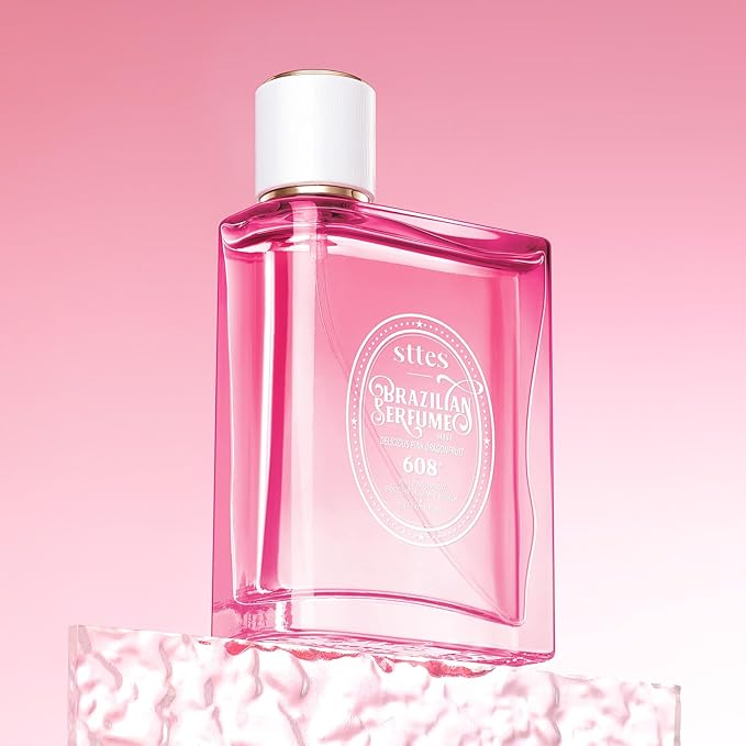 Sttes Perfume 608# (Delicious Pink Dragonfruit) - Eau de Perfume 100ml (3.4fl oz) Fruity and Floral (Vanilla + Jasmine + Red Pitaya)