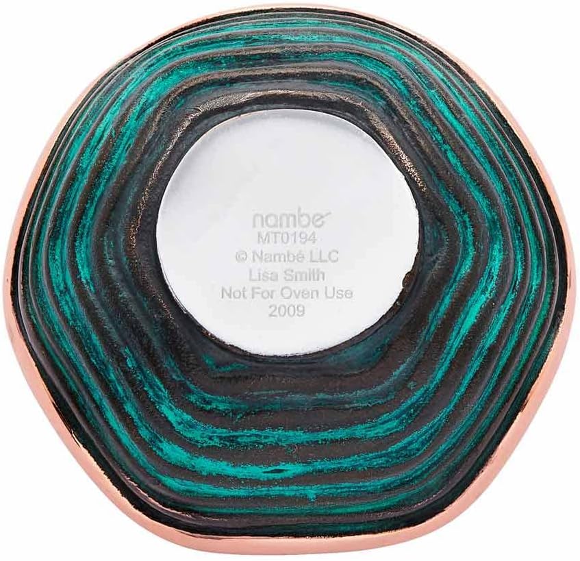 nambe Small Copper Canyon Bowl | 6-Inch Fruit or Snack Bowl for Kitchen Counter, Table, Mantel Décor | Decorative Scalloped Edge Vegetable Basket | Salad Serving Bowl | 16-Ounce