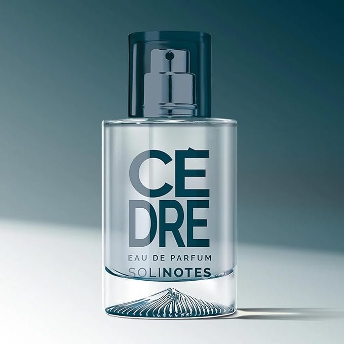 SOLINOTES Cedarwood Perfume for Men - Eau De Parfum | Refined Woody and Soothing Fragrance - Made in France - Vegan - 1.7 fl.oz