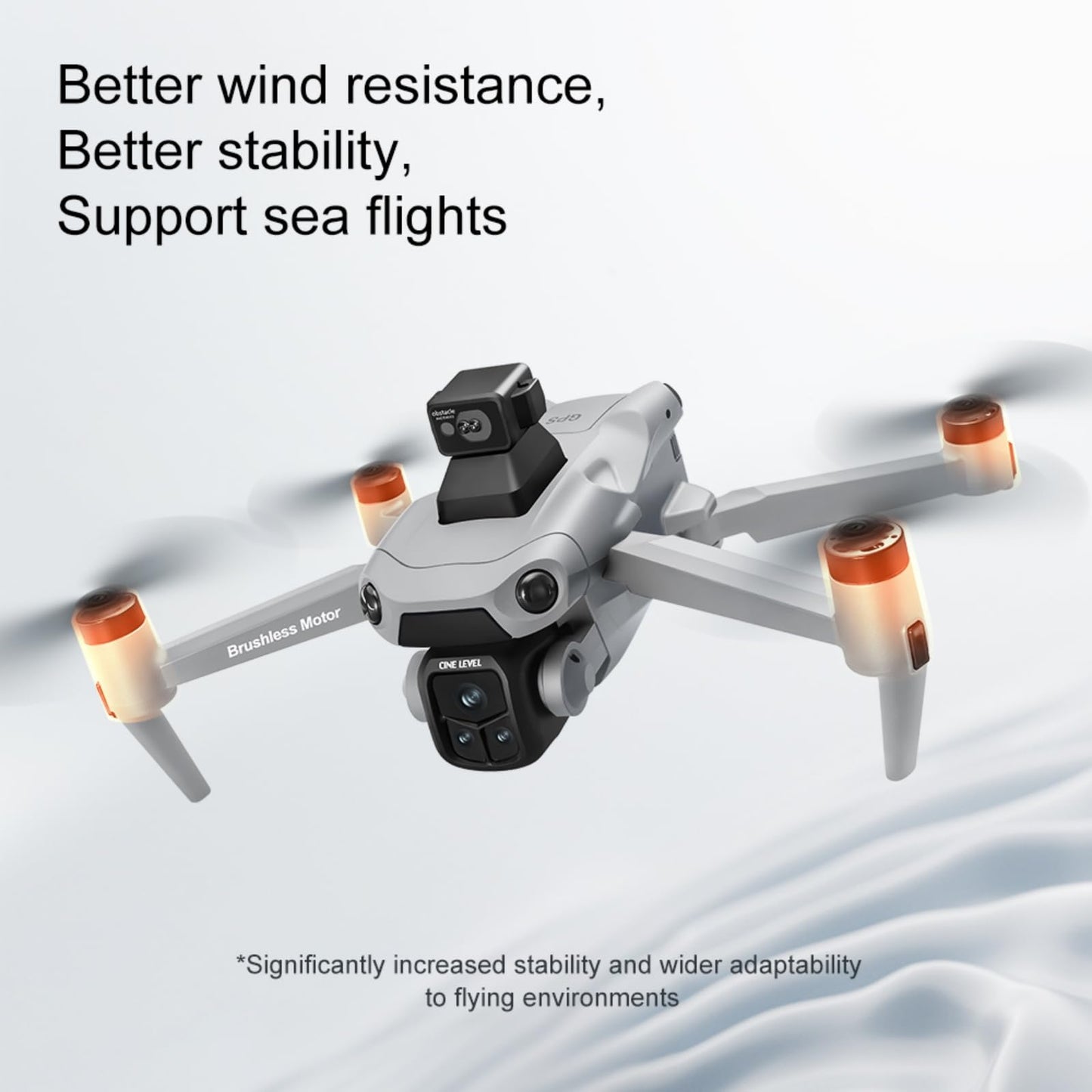 Cyaxzolp Drone with 8K Camera Drones for Adults,4.5-inch LCD High-definition Large Display Screen Remote Control Quadcopter,3 Batteries, 5G HD Brushless GPS Drone Auto Return, Obstacle Avoidance (GREY)
