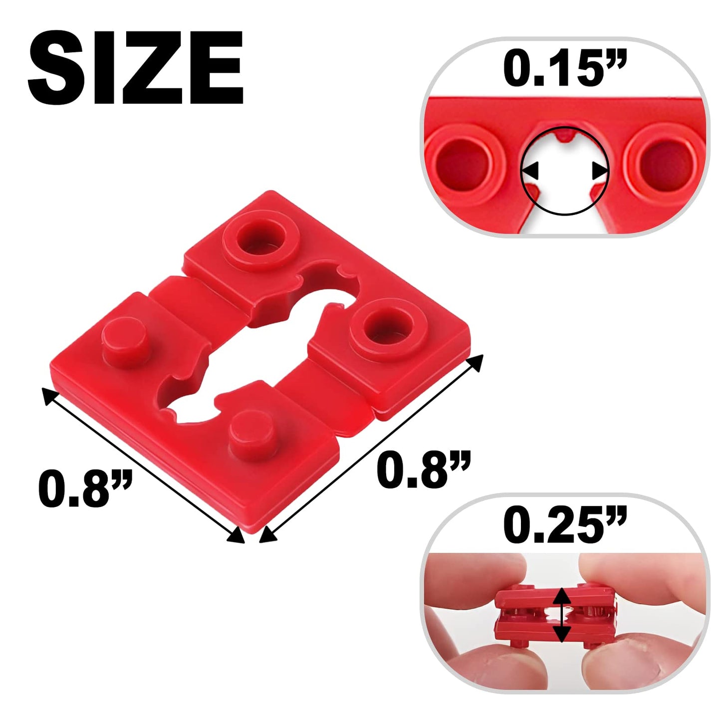 Outlet Spacers for Electrical Box, RonJea 96 PCS Switch and Receptacle Spacers for Loose Outlet Plug Fix, Electrical Extender Outlet Shims Light Switch Spacer