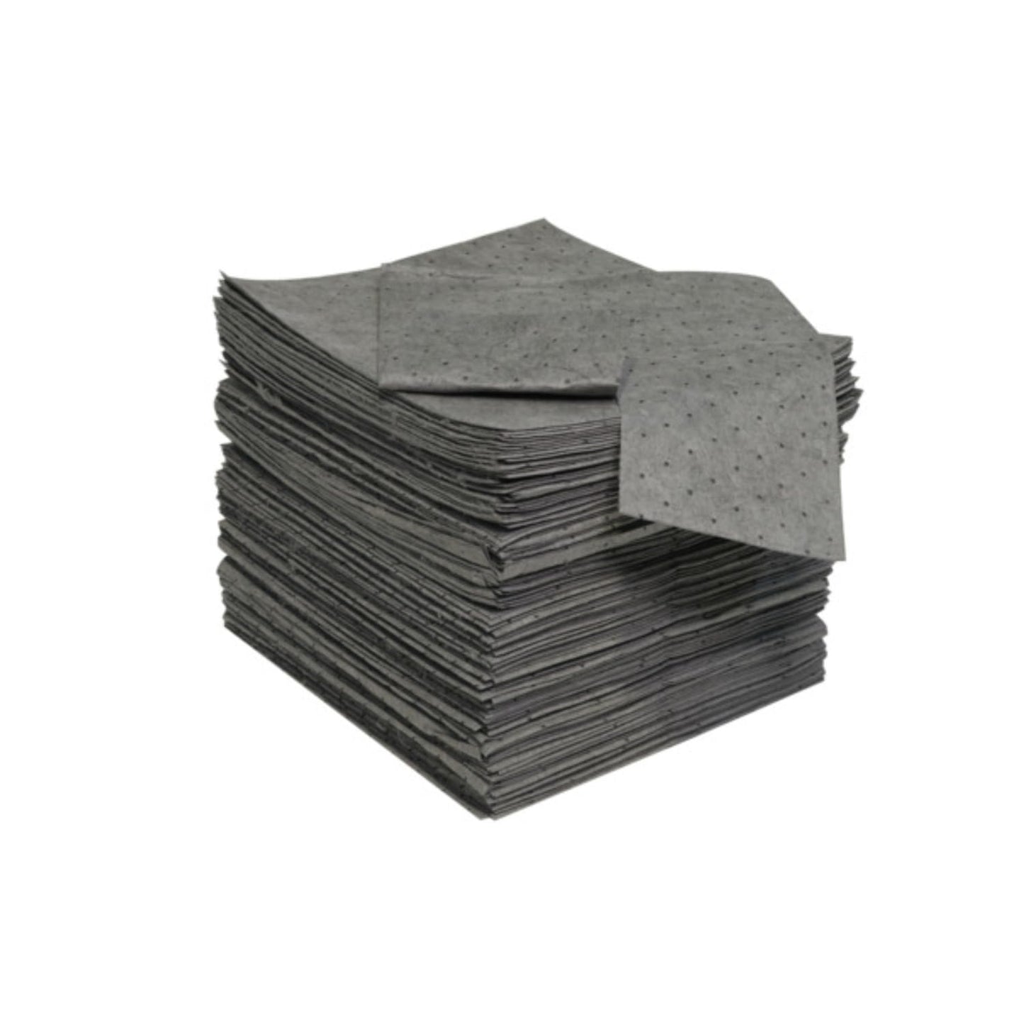 Spilfyter Universal Light Duty Absorbent Pads for Quick Tasks | 16" x 18", Single Ply | 200 Count | Fast Cleanup for Small Spills | SFG-70