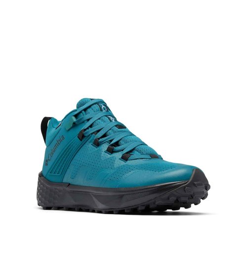Columbia Mens Facet 75 Outdry Mid Waterproof Hiking Shoe, Deep Wave/Black, 9