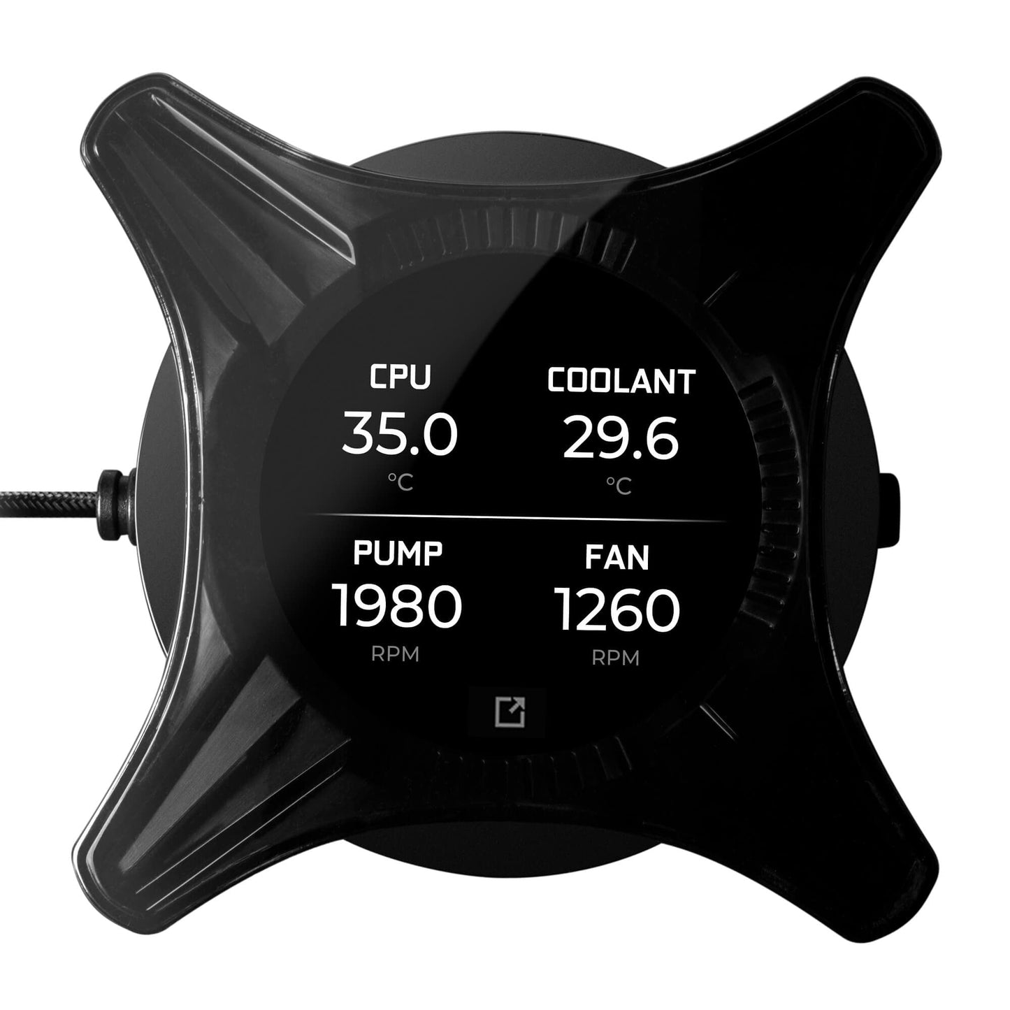 Evga Clcx 280Mm All-In-One Lcd Cpu Liquid Cooler, 2X 140Mm Pwm Argb Fans, Intel, Amd, 5 Yr Warranty, 400-Hy-Cx28-V1