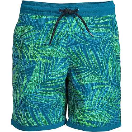 Lands' End Boys Hydroliner Quick Dry UPF 50 Swim Trunk