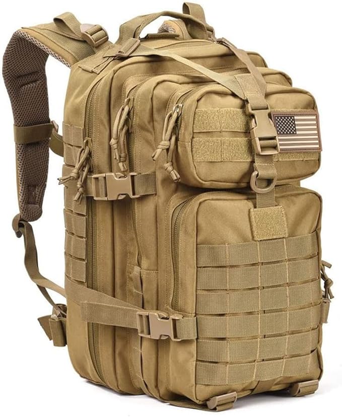 Military Tactical Assault Pack Backpack Army Molle Bug Out Bag Backpacks Small Rucksack for Outdoor Hiking Camping Trekkin...