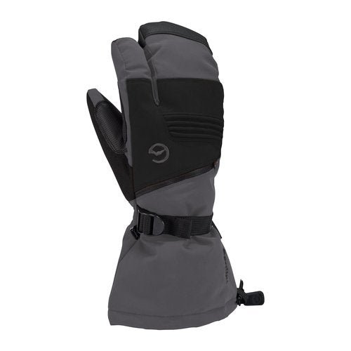 Gordini Men's Gore-Tex Storm 3-Finger Glove, Gunmetal/Black, X-Large