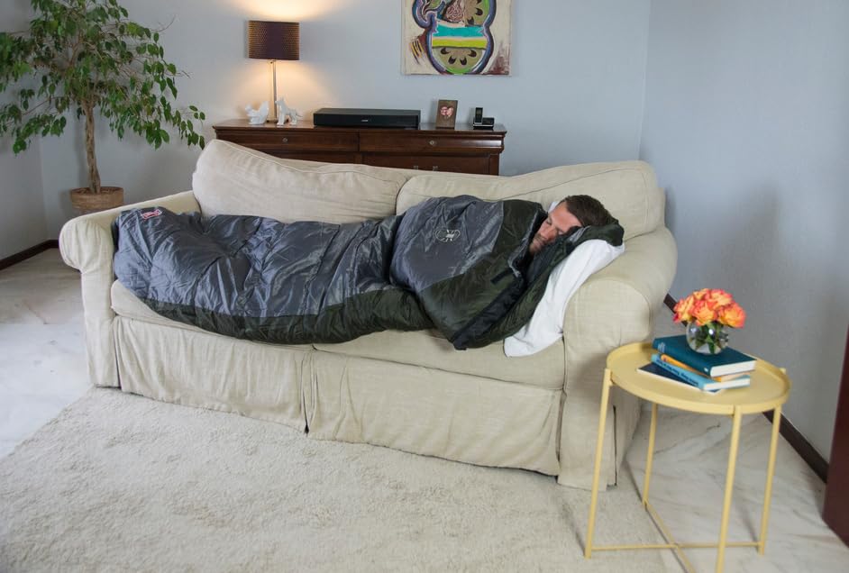 Coleman Big Basin 15°F Big & Tall Sleeping Bag, Cold Weather Sleeping Bag with Snag-Free Zipper & Better Heat Retention, M...