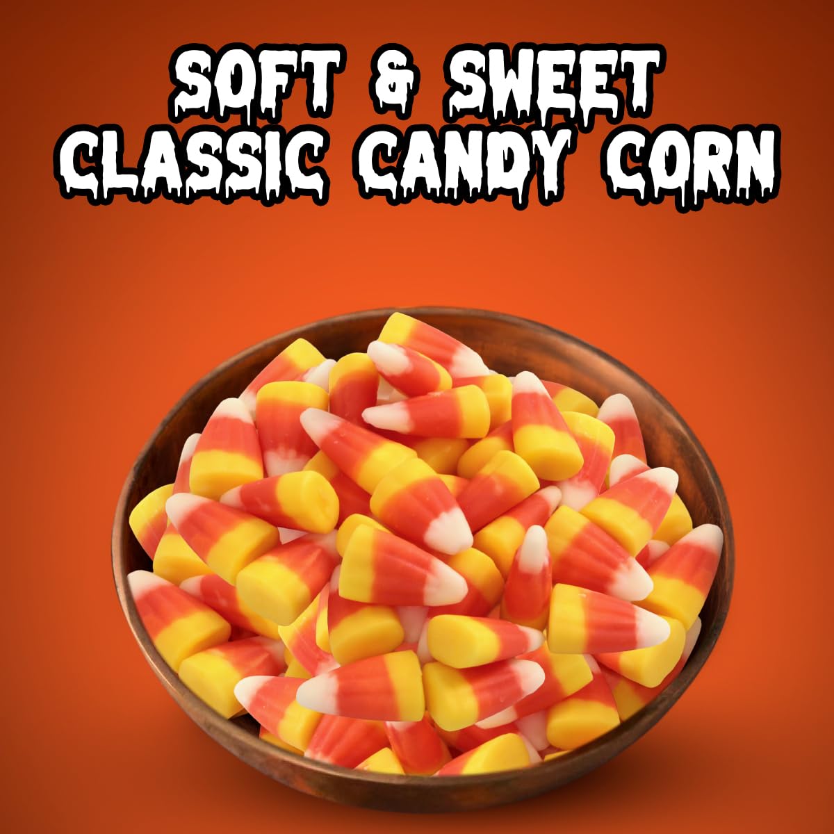 Yumzo Candy Corn Candies, 2lb Pack of Halloween Candies Bulk, Perfect for Trick or Treat, Halloween Party, Thanksgiving Dessert Buffets, Ideal Mini Candy Corn Everyday Snacking During the Fall Season