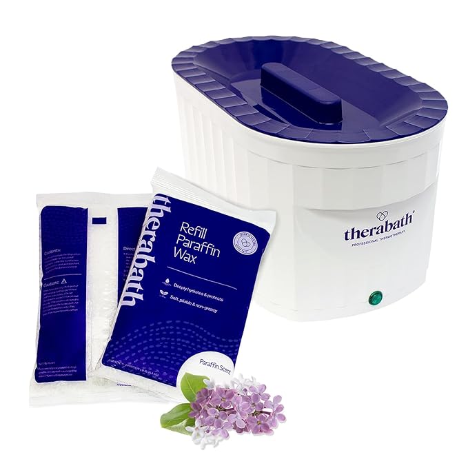 Therabath Professional Thermotherapy TB6 Paraffin Wax Bath - Helps Relieve Arthritis & Muscle Stiffness - Heat Therapy for Hands, Feet, Face & Body - Made in USA - 6 lb. Blooming Lilacs