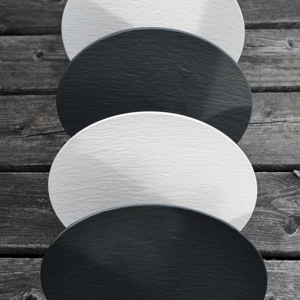 Villeroy & Boch Manufacture Rock Blanc Bread & Butter Plate, 6.25 in, Premium Porcelain, White