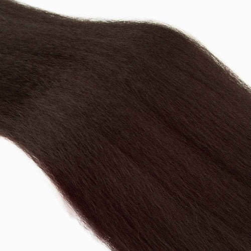 Giginger Brazilian Human Hair Bundles 18 20 22 Inch Chocolate Brown Yaki Wave Human Hair Bundles Brazilian Unprocessed Virgin Quick Weave Hair for Black Women