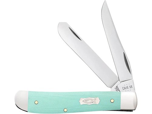Case Cutlery CA18101: Mini Trapper Seafoam Green