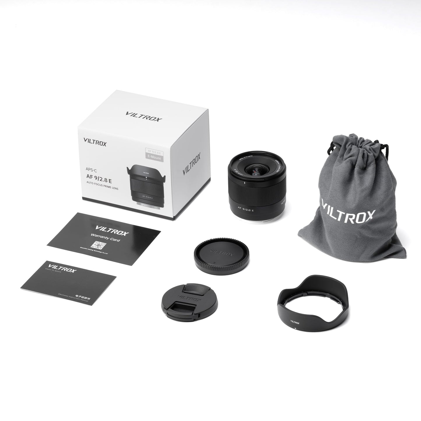 VILTROX 9mm F2.8 E Lens for Sony E, Auto Focus Wide Angle APS-C Prime Lens Compatible with Sony E-Mount Cameras ZV-E10 FX30 ZV-E10 ZV-E10II a7Ⅲ a7RⅢ a7Ⅳ a7RⅣ a7CII A6700 A6600 A6500 A6400 A6300 A6100