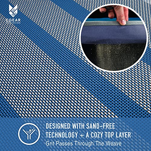 CGEAR RV Comfort Mat – Patented Sand-Free Technology with Ultra Soft Material – Sized to Your RV, Campsite, Beach House – ...
