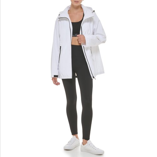 Calvin Klein Women's Performance Jacket,White,X-Small