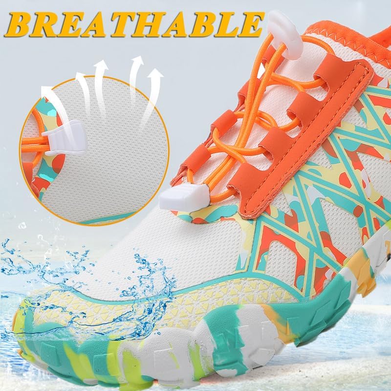 Water Shoes Men Women Barefoot Shoes Outdoor for Beach Aqua Swim Pool River Water Quick Dry Boating Fishing Diving Surfing...