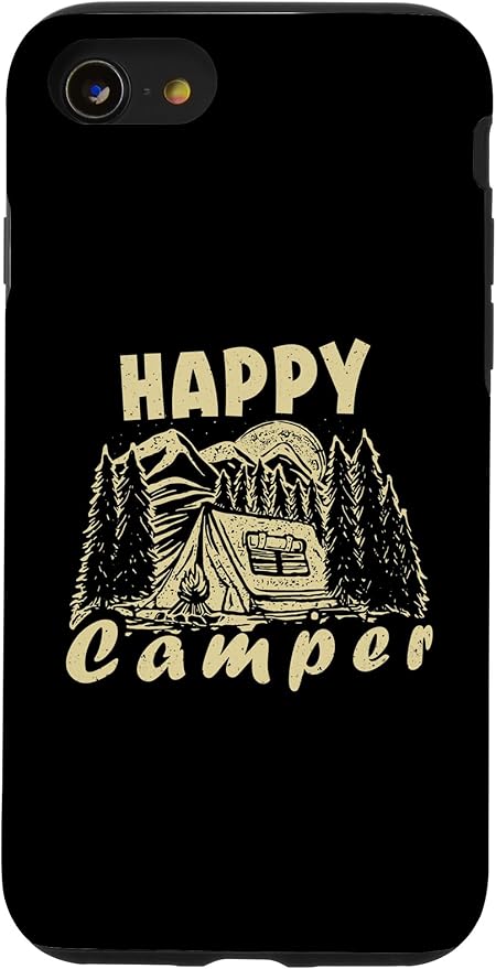 Happy Camper Outdoor Hiking and Camping Lifestyle Adventure Case for iPhone SE (2020) / 7/8