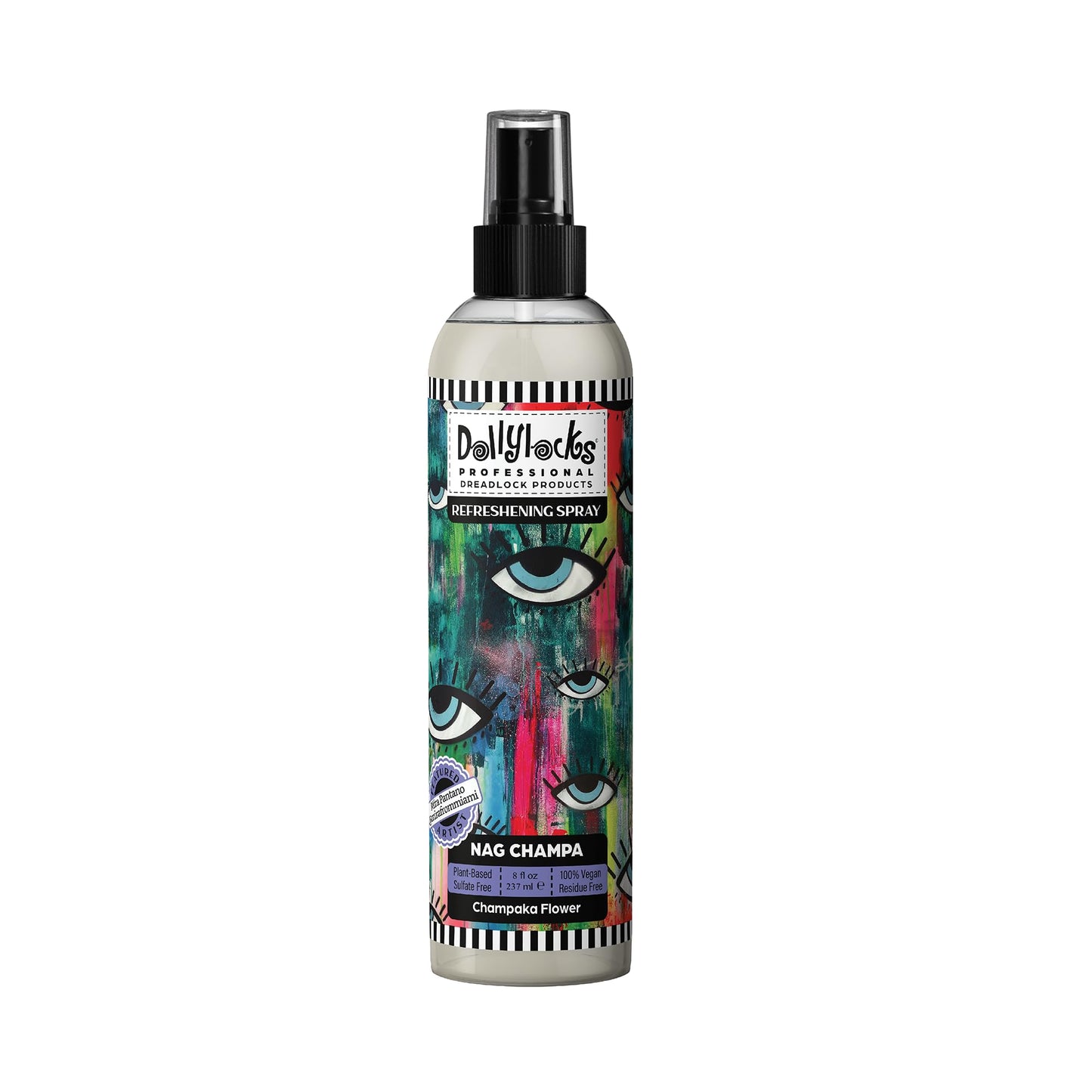 Dollylocks Refreshening Spray - Residue-Free Dreadlock Spray & Loc Moisturizer, Plant Based Deodorizer & Conditioner for Dreads,