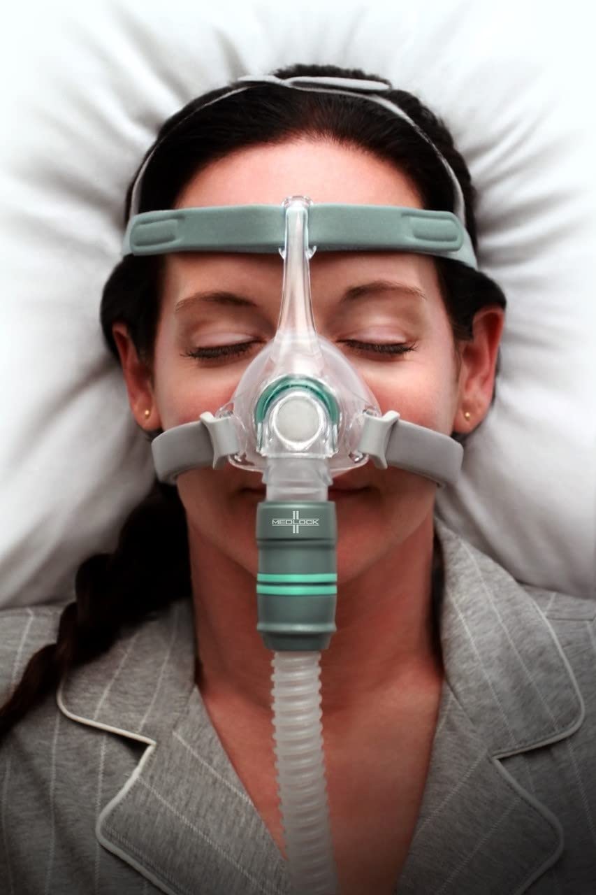 MedLock Magnetic Easy Break Hose Coupling for CPAP Sleep Mask, Fits Slimline tubing Compatible with Over 40 Devices - Made in The USA