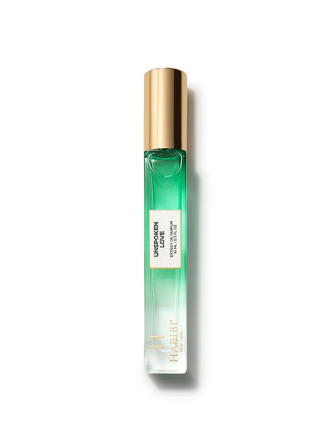 H HABIBI Unspoken Love Extrait De Parfum 10ml (0.30 fl Oz) – Travel Size Arabian Perfume for Women & Men, Long Lasting Fragrance, Luxury Niche Perfume with Leather Case