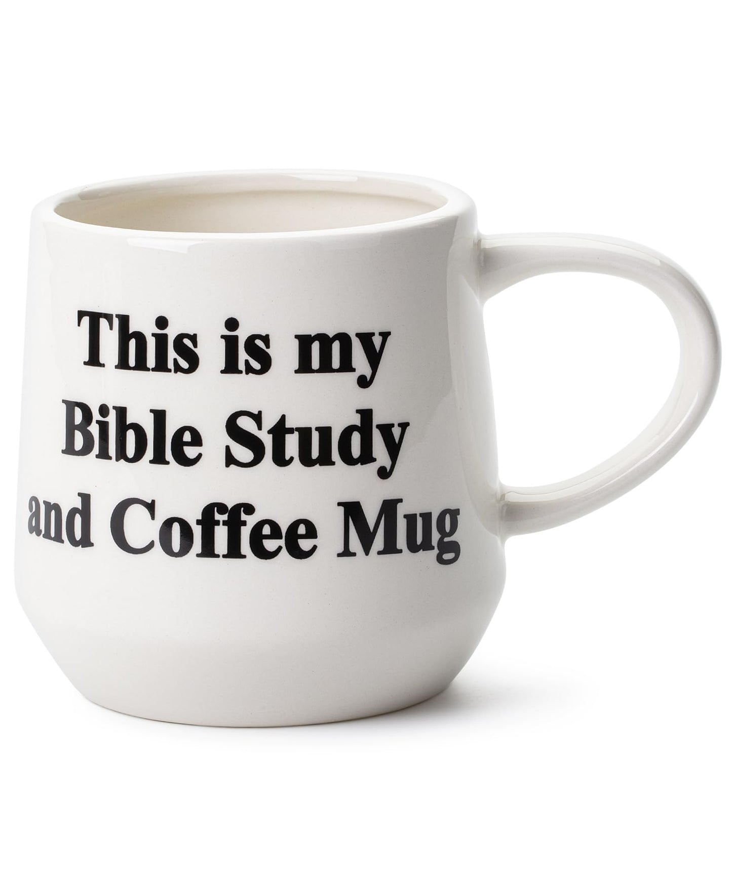 Mr. Pen- Christian Coffee Mugs for Women & Men, 15 oz, White with Bible Theme Design, Christian Mugs for Women, Coffee Cup Ceramic, Microwave Safe