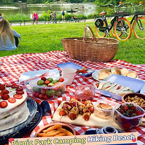 Large Beach Blanket Outdoor Picnic Blankets, Foldable Waterproof Sand Free beach Mat for Festival BBQ Park Grass Lawn Camp...