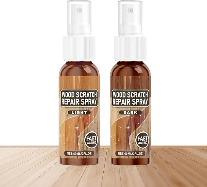 Scratch Remover Spray - Instant Wood Repair and Floor Polish, Natural Shine Protector | Furniture Restoration Cleaner for Wooden Tables, Cabinets, Doors, Home Decor, and Interior Maintenance