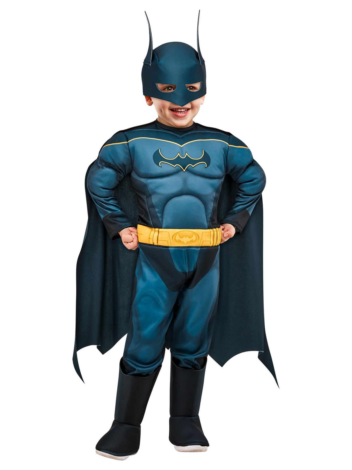 Rubies DC League of Super Pets: Batman Costume for Toddlers, Boy's 4T