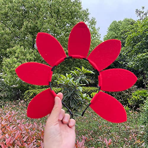 appuivbt Floral Petals Headband Flowers Hair Hoop Hairband Summer Headwear Party Costume Headpiece