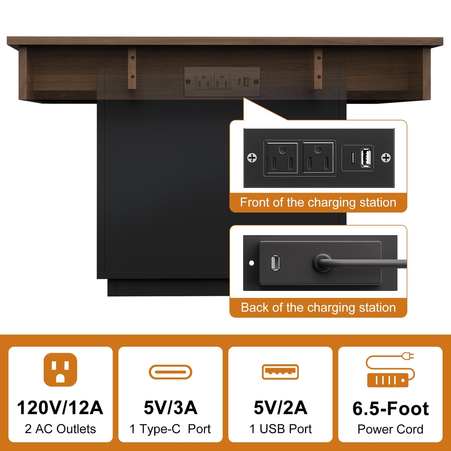FABATO Lift Top Coffee Table with LED Light and Charging Station, 31.5 Inch Square Coffee Table with Hidden Storage, Modern Farmhouse Center Table for Living Room, Reception Dinning Room,Black