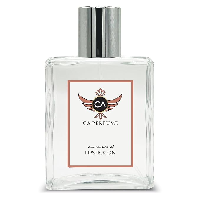 CA Perfume Impression of Maison Martin Lipstick On For Women Replica Fragrance Dupes Eau de Parfum Spray Bottle 3.4 Fl Oz/100ml-X1