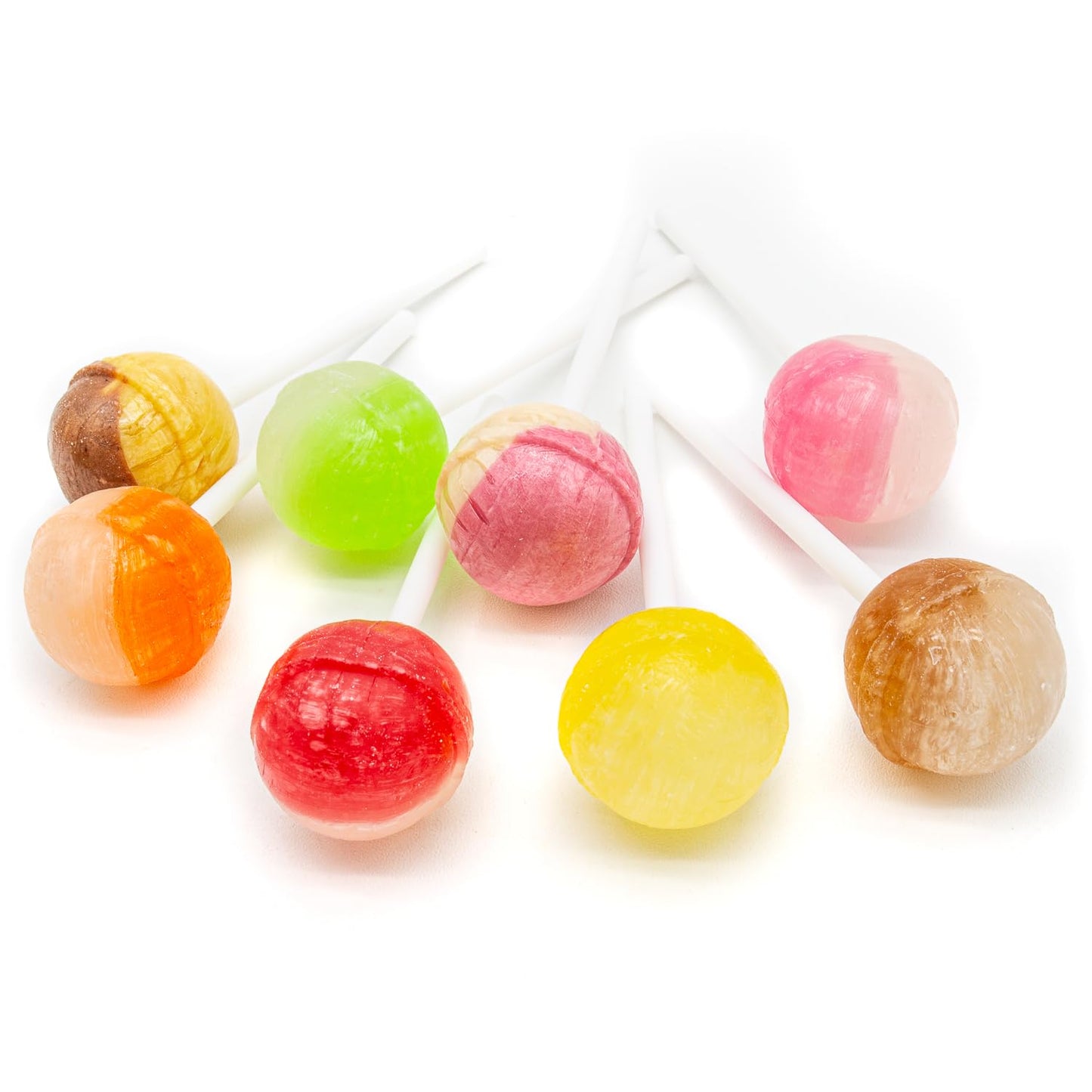 Chupa Chups Lollipop Assorted 2 lb – 8 Flavors, Individually Wrapped, Bulk Candy in Resealable Bag