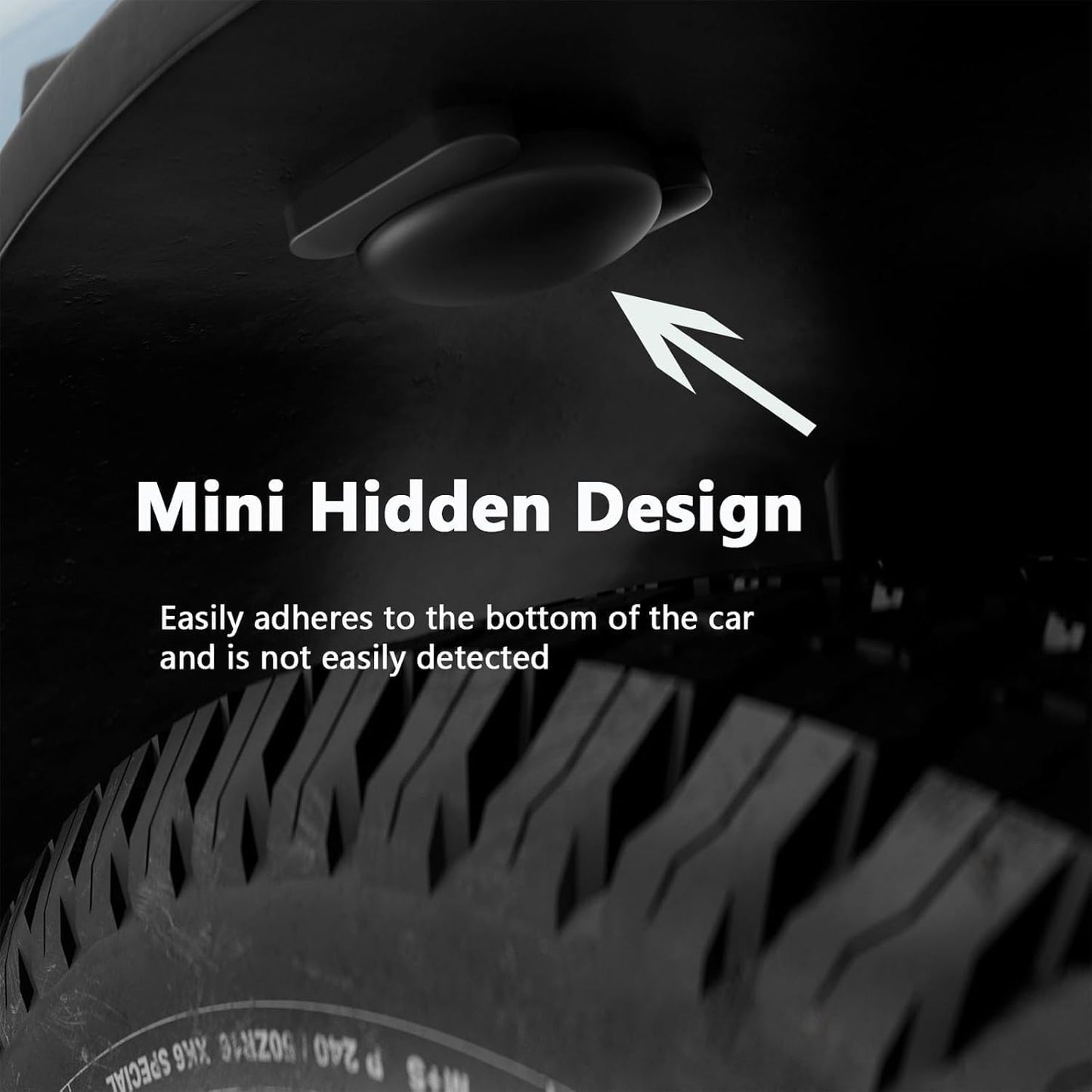 Hongtop H Gps Tracker For Vehicles, 2Pcs Mini Hidden Vehicles Tracker With Magnetic Case, Work With Find My (Ios Only), No Month