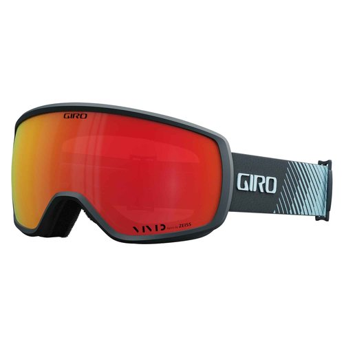 Giro Adult and Youth Balance II Ski and Snowboard Goggles - Dark Shark Streaker Strap with Vivid Ember Lens