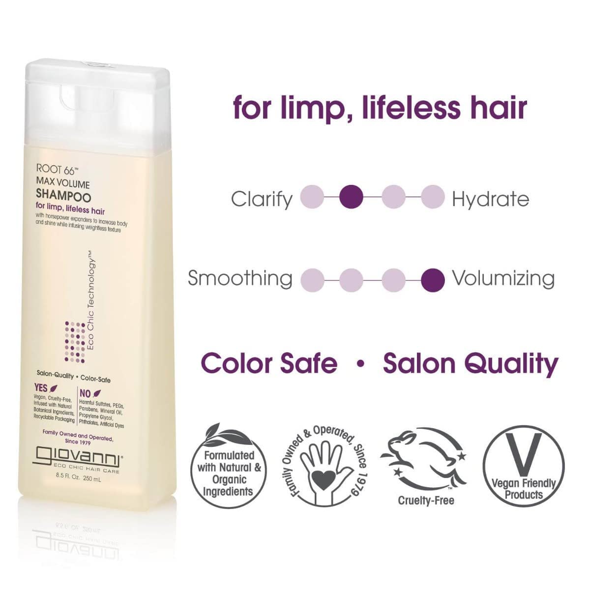 SHAMPOO ROOT 66 MAX VOLUME
