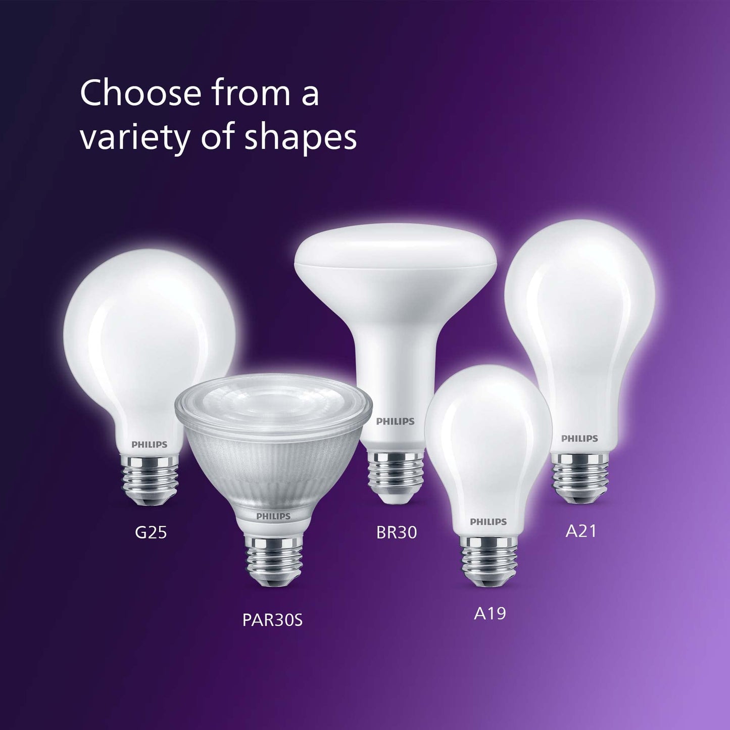 PHILIPS LED 60W A19 4-Pack Ultra Definition Soft White (2200K) 800 Lumen (8W=60W) Dimmable Flicker Free Light Bulbs