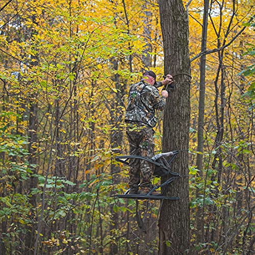 Hunter Safety System Rope Style Treestrap: 9' Hunting Safety Strap with Prussik Knot for Climbing & Treestand Security